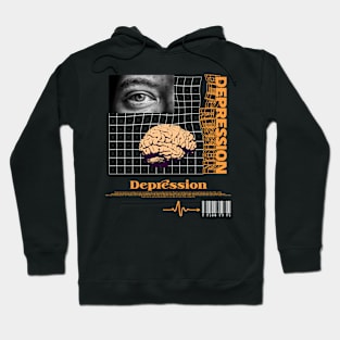 Street wear Depression Tshirt Hoodie